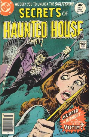Secrets of Haunted House 6 published by DC with cover art by Jim Aparo