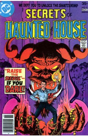 Secrets of Haunted House 8 published by DC with cover art by Michael W. Kaluta