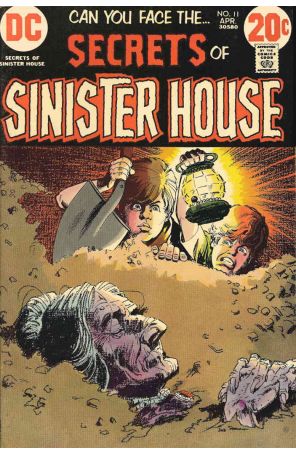 Secrets of Sinister House 11 published by DC with cover art by Jack Sparling
