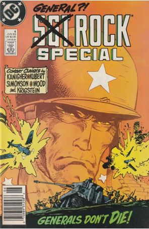 Sgt. Rock Special 4 (Newsstand) published by DC with cover art by Walter Simonson