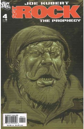 Sgt. Rock: The Prophecy 4 published by DC with cover art by Joe Kubert