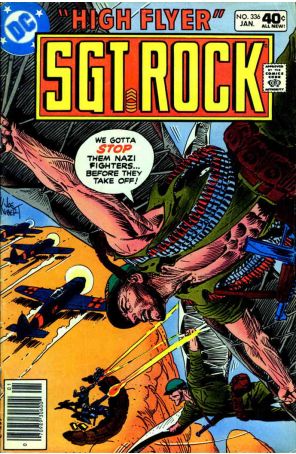 Sgt. Rock 336 published by DC with cover art by Joe Kubert