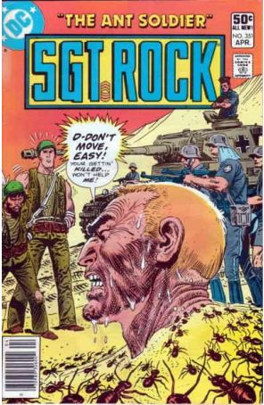 Sgt. Rock 351 (Newsstand) published by DC with cover art by Joe Kubert