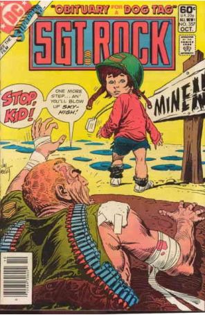 Sgt. Rock 357 (Newsstand) published by DC with cover art by Joe Kubert