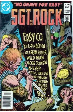 Sgt. Rock 363 (Newsstand) published by DC with cover art by Joe Kubert
