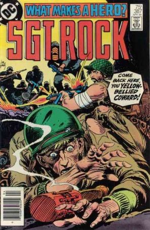 Sgt. Rock 387 (Newsstand) published by DC with cover art by Joe Kubert