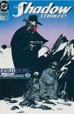 The Shadow Strikes! 31 published by DC with cover art by Mike Mignola