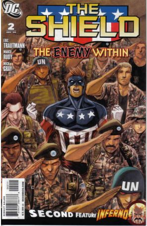 The Shield 2 published by DC with cover art by Francis Manapul