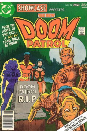 Showcase 94 published by DC with cover art by Jim Aparo