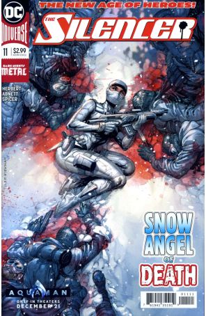 The Silencer 11 published by DC with cover art by Tyler Kirkham