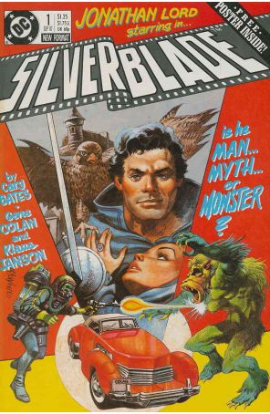 Silverblade 1 published by DC with cover art by Gene Colan and Neal McPheeters