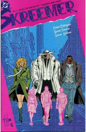 Skreemer 2 published by DC with cover art by Brett Ewins