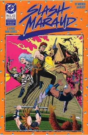 Slash Maraud 4 published by DC with cover art by Paul Gulacy