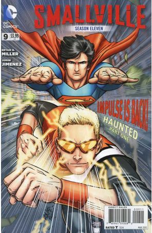 Smallville Season 11 9 published by DC with cover art by Scott Kolins