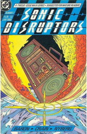 Sonic Disruptors 2 published by DC with cover art by Barry Crain