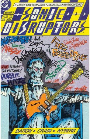 Sonic Disruptors 3 published by DC with cover art by Barry Crain