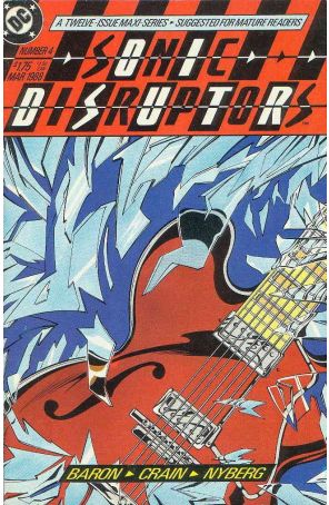 Sonic Disruptors 4 published by DC with cover art by Barry Crain