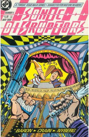 Sonic Disruptors 5 published by DC with cover art by Barry Crain