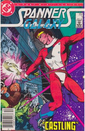 Spanner's Galaxy 1 (Newsstand) published by DC with cover art by Tom Mandrake