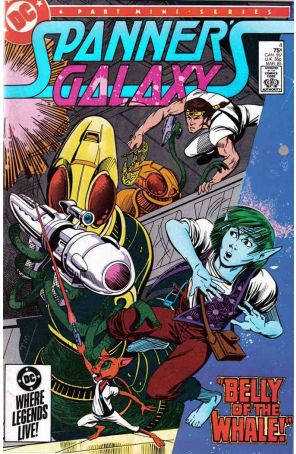Spanner's Galaxy 4 published by DC with cover art by Tom Mandrake
