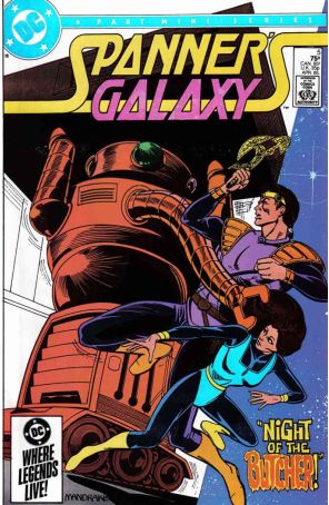 Spanner's Galaxy 5 published by DC with cover art by Tom Mandrake