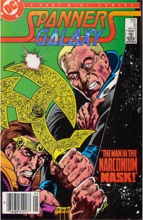 Spanner's Galaxy 6 (Newsstand) published by DC with cover art by Tom Mandrake