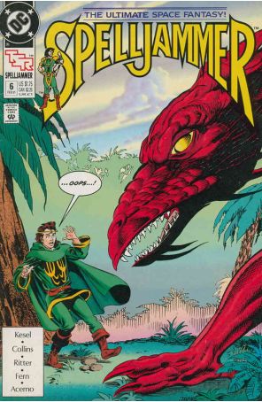 Spelljammer 6 published by DC with cover art by Dennis Janke
