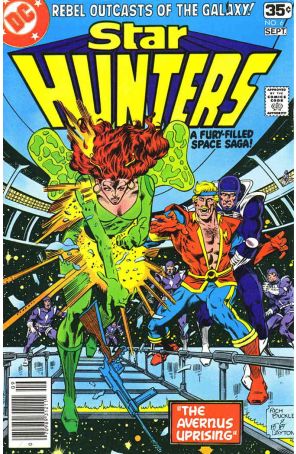 Star Hunters 6 published by DC with cover art by Rich Buckler