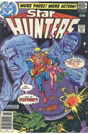 Star Hunters 7 published by DC with cover art by Rich Buckler