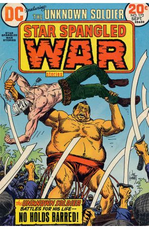 Star Spangled War Stories 173 published by DC with cover art by Joe Kubert