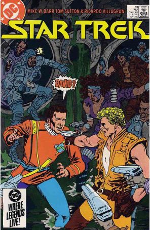 Star Trek (3rd Series) 13 published by DC with cover art by Tom Sutton
