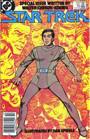 Star Trek (3rd Series) 19 (Newsstand) published by DC with cover art by Tom Sutton