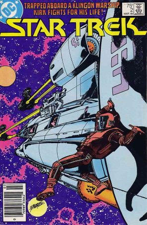 Star Trek (3rd Series) 2 (Newsstand) published by DC with cover art by George Pérez