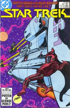 Star Trek (3rd Series) 2 published by DC with cover art by George Pérez