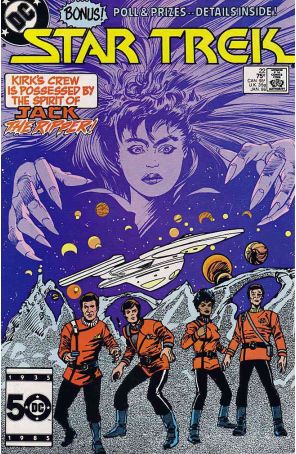 Star Trek (3rd Series) 22 published by DC with cover art by Tom Sutton
