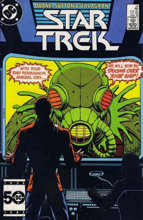 Star Trek (3rd Series) 24 published by DC with cover art by Jim Starlin