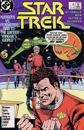 Star Trek (3rd Series) 31 published by DC with cover art by Joe Brozowski