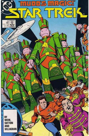 Star Trek (3rd Series) 40 published by DC with cover art by Joe Brozowski