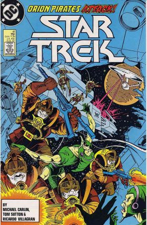 Star Trek (3rd Series) 41 published by DC with cover art by Joe Brozowski