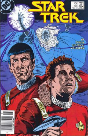 Star Trek (3rd Series) 44 (Newsstand) published by DC with cover art by Jerome Moore