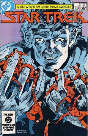 Star Trek (3rd Series) 5 published by DC with cover art by Tom Sutton