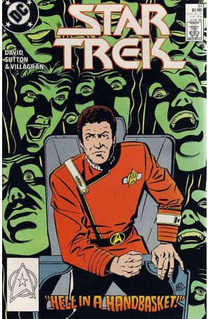 Star Trek (3rd Series) 51 published by DC with cover art by Mitch O’Connell