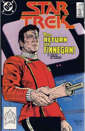 Star Trek (3rd Series) 54 published by DC with cover art by Jerome Moore