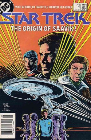 Star Trek (3rd Series) 7 (Newsstand) published by DC with cover art by Dan Day