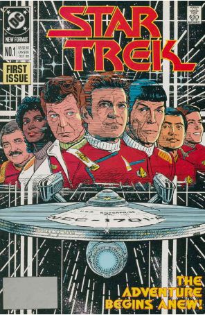Star Trek (4th Series) 1 published by DC with cover art by Jerome Moore