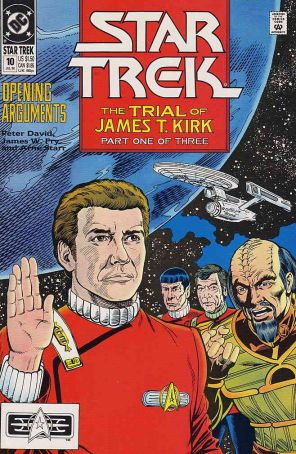 Star Trek (4th Series) 10 published by DC with cover art by Mark D. Bright