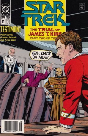 Star Trek (4th Series) 11 (Newsstand) published by DC with cover art by Mark D. Bright