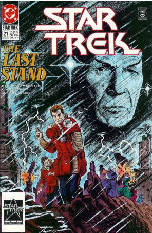 Star Trek (4th Series) 21 published by DC with cover art by Jerome Moore