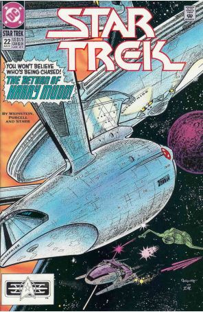 Star Trek (4th Series) 22 published by DC with cover art by Jerome Moore