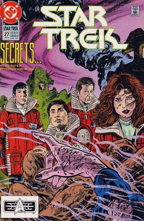 Star Trek (4th Series) 27 published by DC with cover art by Jerome Moore